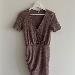 Zara soft short-sleeve dress